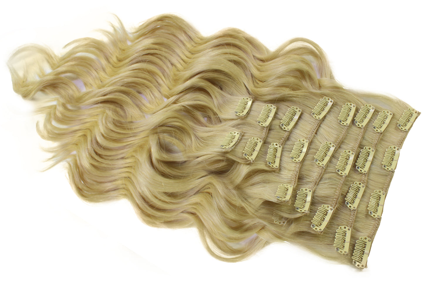 STYLNHAIR Clip in Hair Expansions Human Hair, 18-inch Human Hair Expansions Straight Human Hair Clip in Expansions Skin Weft Expansions,Multiple Color Option