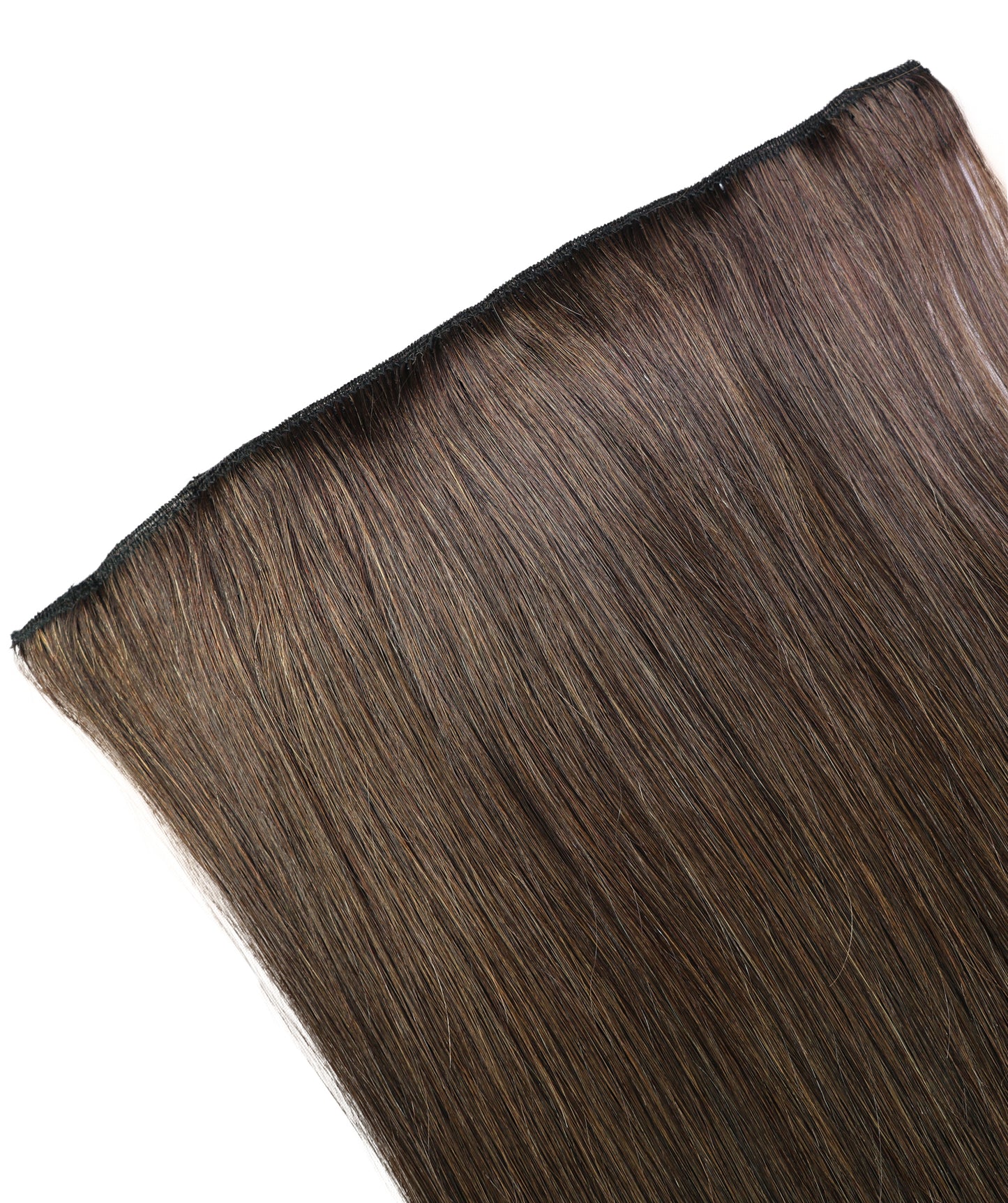STYLNHAIR Clip in 7pcs 100% Human Hair, 16-18-inch Straight Skin Weft Extensions