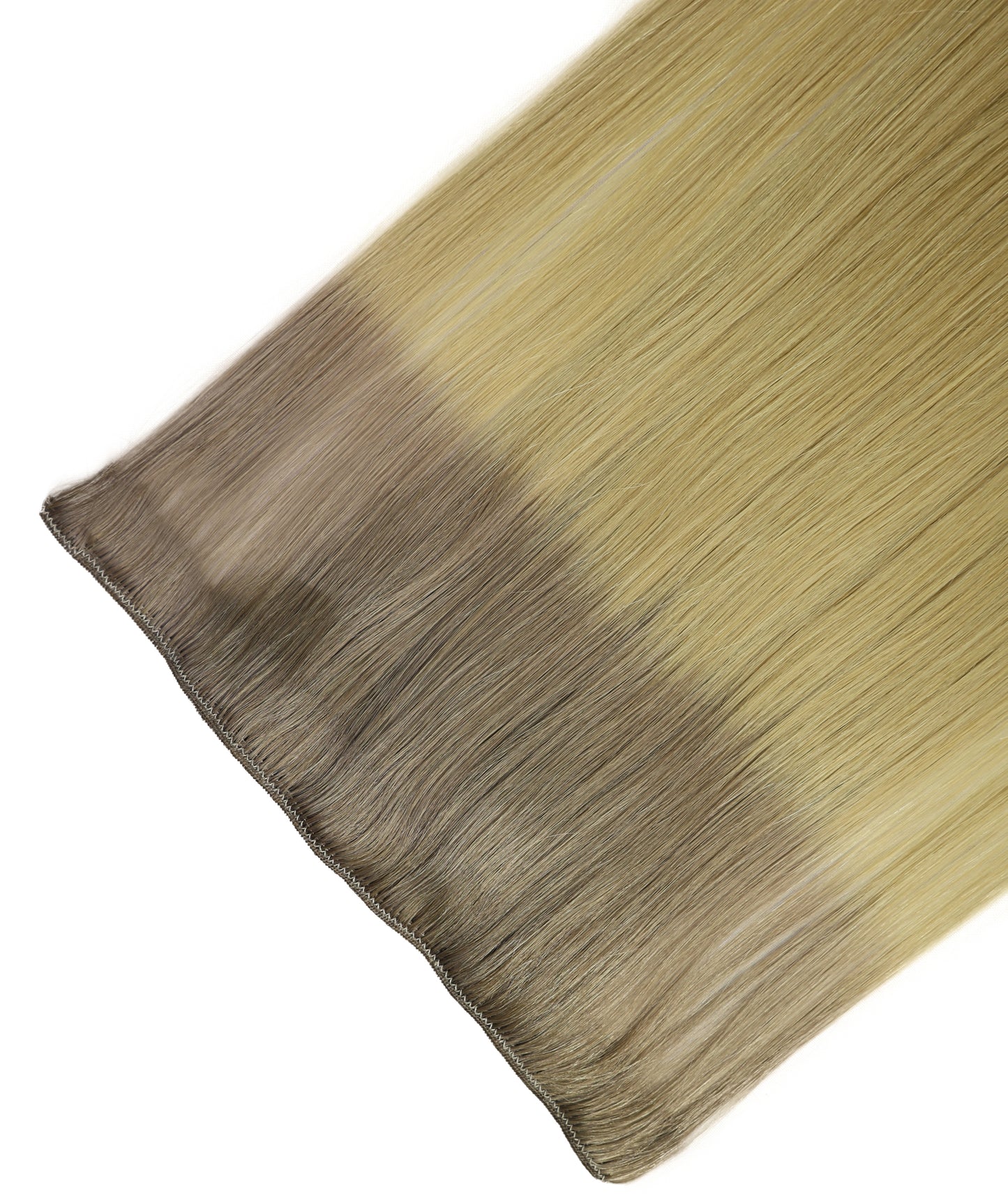 STYLNHAIR Clip in 7pcs 100% Human Hair, 16-18-inch Straight Skin Weft Extensions