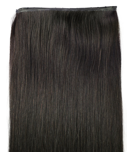 STYLNHAIR Roothin Hidden Weft Butterfly 100% Human Hair Extensions, 18-Inch Length, 30-Inch Width