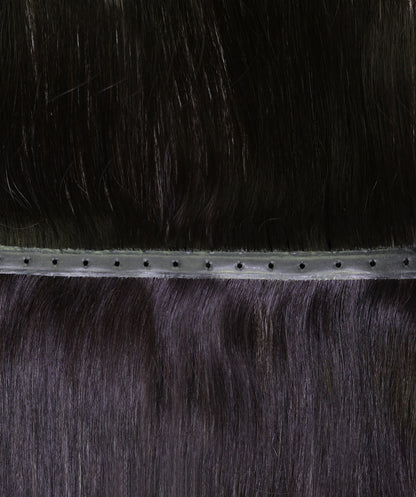 STYLNHAIR Roothin Hidden Weft Butterfly 100% Human Hair Extensions, 18-Inch Length, 30-Inch Width